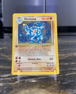 Pokemon Machamp Deck Exclusives 1st Edition Holo Rare 008/102 100 LP - Image 1