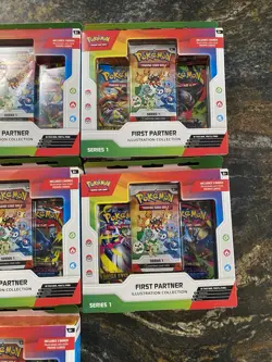 Pokemon TCG First Partner Illustration Collection Series 1 X7 Factory Sealed - Image 4