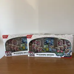 [LOT OF 2] Pokemon TCG 151 Blooming Waters collection. Factory Sealed. - Image 1