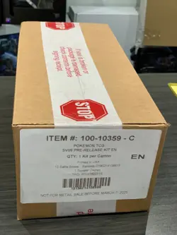 Pokemon Scarlet & Violet 09 Journey Together Re-Release Kit Factory Sealed Case - Image 1