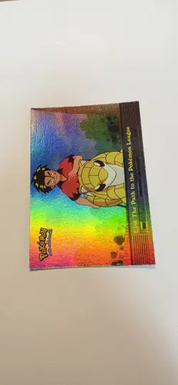 Topps Pokemon EP8 The Path To The Pokemon League Rainbow Foil Blue Label - Image 1