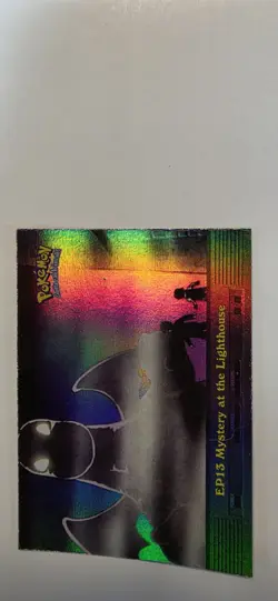 Pokemon Topps Series 2 EP13 Mystery at the Lighthouse Rainbow Foil Holo 1999 - Image 4