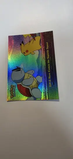Pokemon Tv Animation Series 2 EP12 Here Comes the Squirtle Squad RAINBOW Foil - Image 1