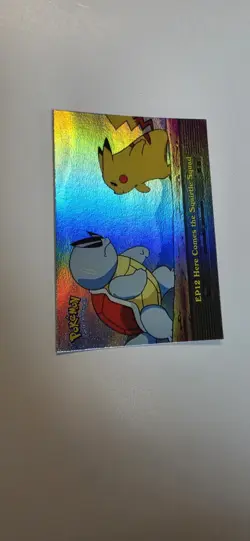Pokemon Tv Animation Series 2 EP12 Here Comes the Squirtle Squad RAINBOW Foil - Image 2