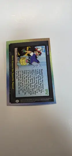 Pokemon Tv Animation Series 2 EP12 Here Comes the Squirtle Squad RAINBOW Foil - Image 4