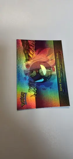 Topps Pokemon EP19 Ghost Of Maiden Peak 2000 Series 2 Rainbow Foil Blue - Image 1