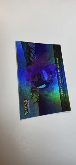 Topps Pokemon EP19 Ghost Of Maiden Peak 2000 Series 2 Rainbow Foil Blue - Image 2