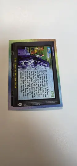 Topps Pokemon EP19 Ghost Of Maiden Peak 2000 Series 2 Rainbow Foil Blue - Image 3