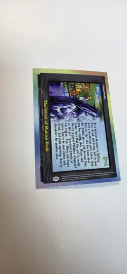 Topps Pokemon EP19 Ghost Of Maiden Peak 2000 Series 2 Rainbow Foil Blue - Image 4