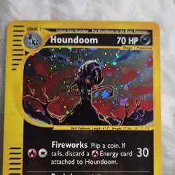 Pokemon Houndoom 2002 Holo Rare H11/H32 Stage 1 70 HP Nintendo - Image 2