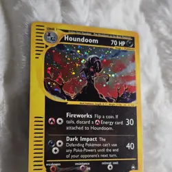 Pokemon Houndoom 2002 Holo Rare H11/H32 Stage 1 70 HP Nintendo - Image 3