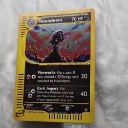 Pokemon Houndoom 2002 Holo Rare H11/H32 Stage 1 70 HP Nintendo - Image 4
