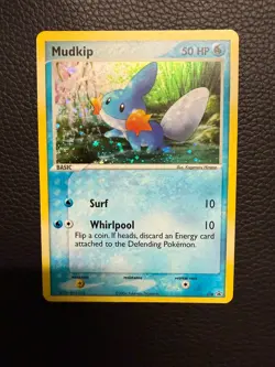 Mudkip Holo #018 Pokemon Black Star Promo Nintendo 2004 NM/Mint Condition - Image 2
