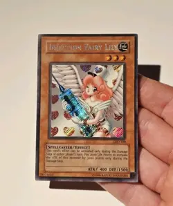 Yugioh Injection Fairy Lily LOD-100 Secret Rare LP - Image 3