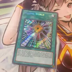 1X MALEFIC WORLD YMP1-EN008 SECRET LIMITED NEAR MINT YUGIOH - Image 1
