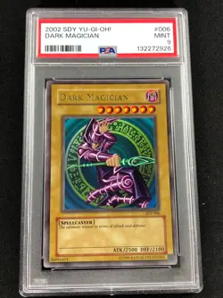 Yugioh 2002 Dark Magician SDY-006 PSA 9 Ultra Rare - Image 1