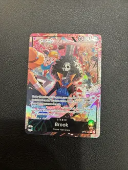 OP15-022 Brook Alt Art Leader Adventure on Kami’s Island One Piece TCG English - Image 1