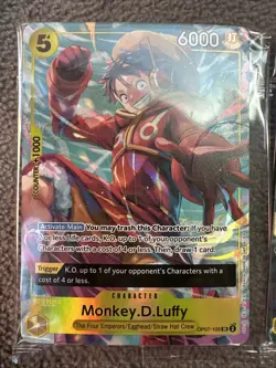 One Piece TCG Luffy Zoro OP07-109/113 Illustration Vol. 3 Promo Cards *SEALED* - Image 2
