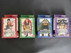 One Piece 1ST EDITION (Super Pre-Release) Starter Deck set - ST01-ST04 Sealed - Image 2