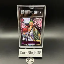 TAG 9 MINT Zoro-Juurou OP05-067 R 2nd ANNIVERSARY COMPLETE GUIDE Promo ONE PIECE - Image 1
