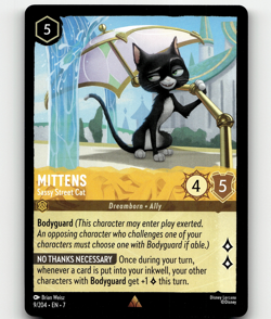 Disney Lorcana Mittens - Sassy Street Cat 9/204 - Archazia's Island - Image 1