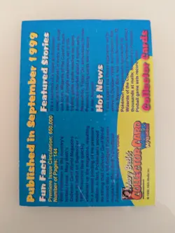 1999 Mary Beth's Collector Card World Lenticular Covers Pikachu Pokemon Card - Image 2