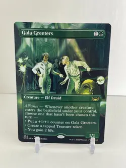 BORDERLESS FOIL Gala Greeters | Streets of New Capenna 2022 MTG Magic Cards - Image 1