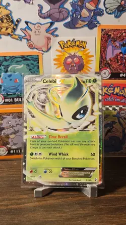 Pokemon Card - Celebi EX Boundaries Crossed 9/149 Ultra Rare Holo - LP - Image 1