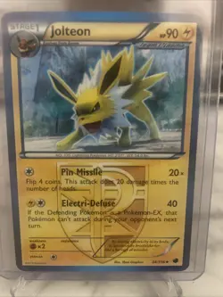 Pokemon TCG Jolteon Team Plasma 34/116 Plasma Freeze Regular Card NM Uncommon - Image 1