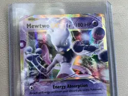 Pokemon Mewtwo EX TCG Holo Ultra Rare Card Evolutions 52/108 LP, NOT NM! - Image 2