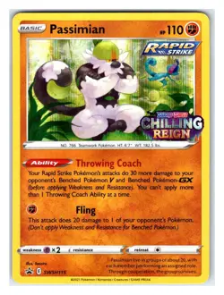 Pokemon TCG - Passimian - (Prerelease) - SWSH: Sword & Shield Promo Cards SWSH11 - Image 1