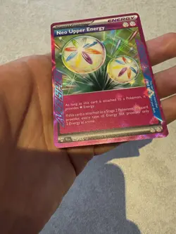 Pokemon Neo Upper Energy TCG Temporal Forces 162/162 Ace Spec Holo Card - Image 2