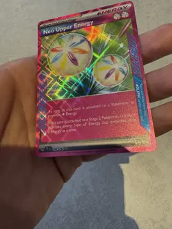 Pokemon Neo Upper Energy TCG Temporal Forces 162/162 Ace Spec Holo Card - Image 5