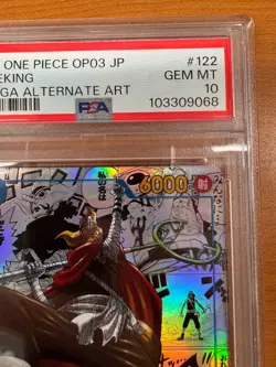 PSA 10 Sogeking OP03-122 Comic Parallel Manga Alt Art One Piece Card F/S - Image 5