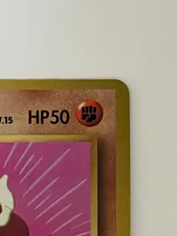 Japanese Pokemon Card Cubone CoroCoro Promo No.104 Old Back LP - Image 4