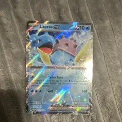 Pokemon TCG Lapras EX Holo Water Type 210 HP 022/088 Card Stock English Pokemon - Image 1