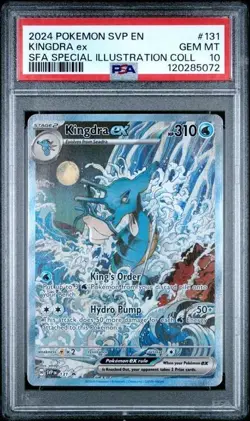 PSA 10 Kingdra ex 131 Sv: Scarlet & Violet Promo Cards Holo - Image 1