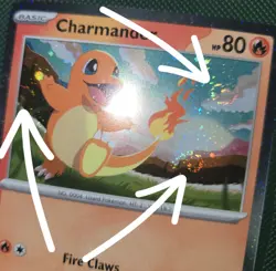 TRIPLE WHOLE SWIRLS 🌀💫 BLEED Charmander 020/217 Cosmos Holo ASC Pokemon Card - Image 1