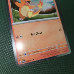 TRIPLE WHOLE SWIRLS 🌀💫 BLEED Charmander 020/217 Cosmos Holo ASC Pokemon Card - Image 5