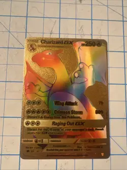 Custom Made Charizard Gold Foil Fan Art Pokemon Card - Image 1