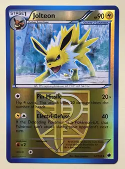 Pokemon TCG Jolteon 34/116 Plasma Freeze Reverse Holo English 2013 - Image 1