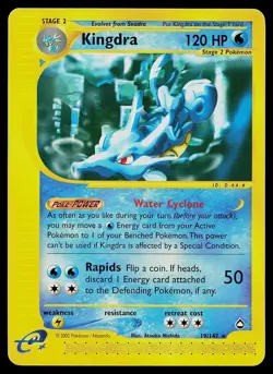 Pokemon Card - Kingdra Aquapolis 19 Rare - Image 1