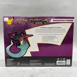 New Pokemon TCG Dragapult Prime Celebrations Special Collection Box - Image 2