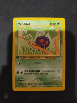 VENONAT Neo Destiny 1st Edition Vintage Pokemon #90 WOTC - Image 1