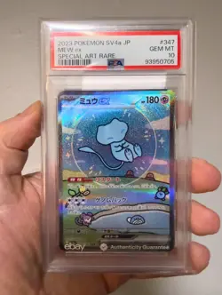 2023 POKEMON JPN SV4A-SHINY TREASURE EX SPECIAL ART RARE #347 MEW EX PSA 10 - Image 1