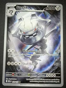 Pokemon TCG Steelix 150/132 Illustration Rare Mega Evolution SEE PHOTOS - Image 1