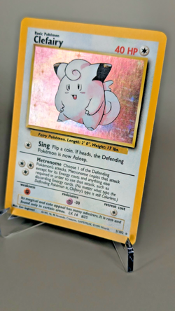 Clefairy Holo 5/102 - Pokemon Vintage 1999 WOTC Base Set (LP) - Image 2