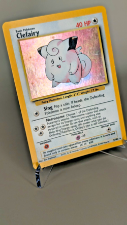 Clefairy Holo 5/102 - Pokemon Vintage 1999 WOTC Base Set (LP) - Image 3
