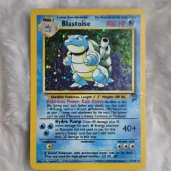 Pokemon Blastoise Base Set 2 holo - Image 1