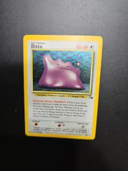 *Ditto!* Pokemon 3/62 Fossil Holo Rare - Image 1